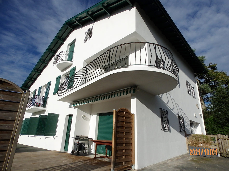 Ravalement de façade à Urrugne après les travaux