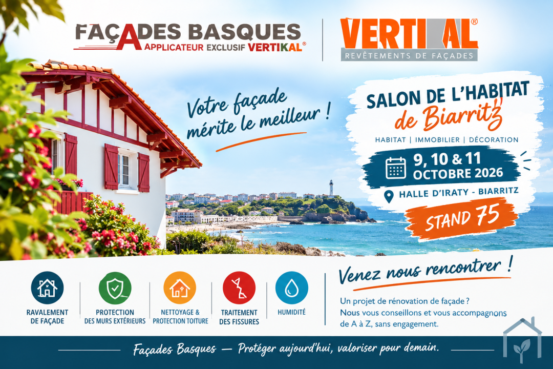 Façades Basques au Salon de l’Habitat de Biarritz 2026 : rendez-vous au stand 75 !