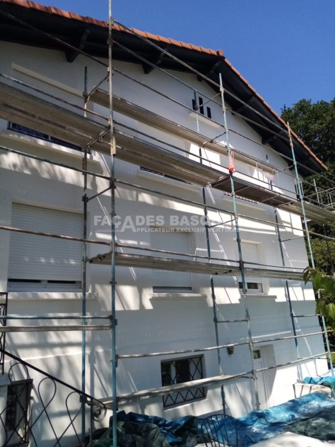 Nettoyage façade d'une maison à Hendaye, 64700, Pyrénées-Atlantiques