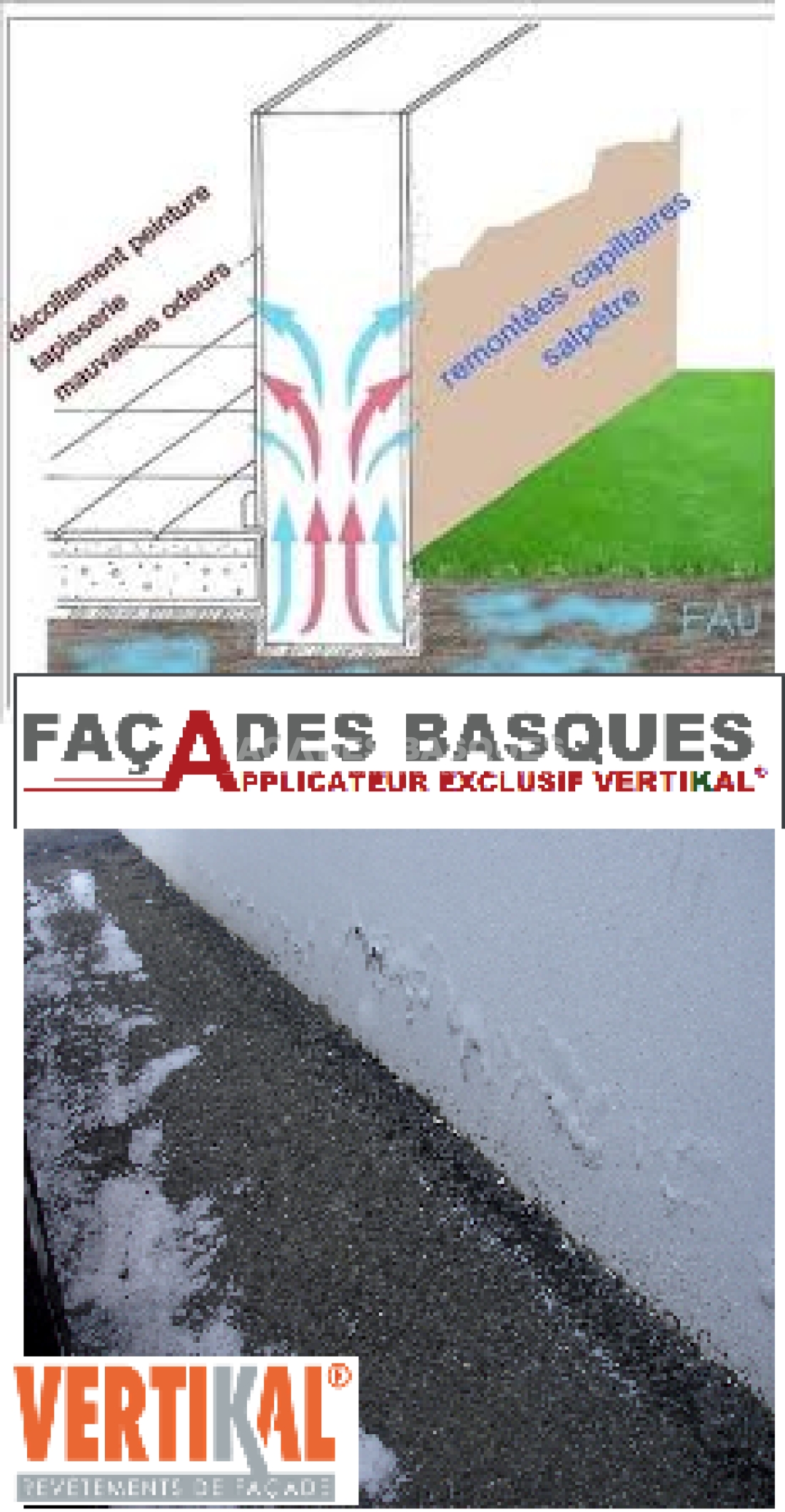 Traitement contre l'humidité d'une maison à Anglet, 64600, Pyrénées-Atlantiques